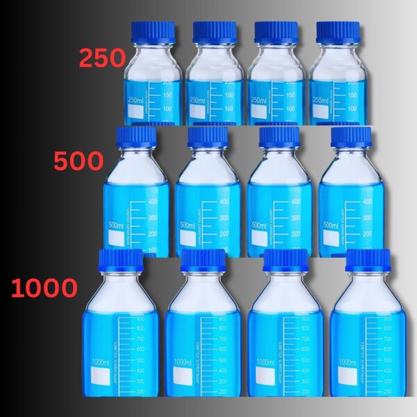 Media Storage Bottles sets of 8